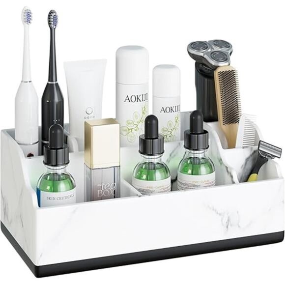 Toothbrush Holder Bathroom Organizer Countertop - Picture 7 of 7